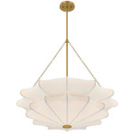 Coppell Pendant - Warm Brass / Sheer White