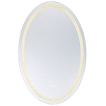 Cordova Oval Color-Select Mirror - Clear / Mirror