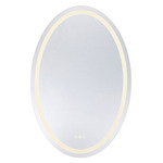 Beckett Oval Color-Select Mirror - Clear / Mirror