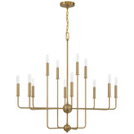 Avondale Chandelier - Warm Brass