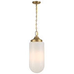 Bryant Pendant - Warm Brass / Strie