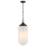 Bryant Pendant - Matte Black / Strie