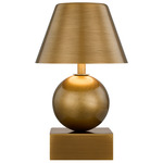 Silas Rechargeable Table Lamp - Brass / Brass