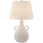 Adrian Table Lamp - White / White
