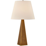 Dunham Table Lamp - Brass / White