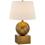 Brumfield Table Lamp - Brass / White