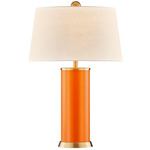 Melissa Table Lamp - Exuberance Orange / White