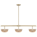 Hubbard Linear Chandelier - Noble Brass / Champagne
