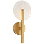 Ainslie Wall Sconce - Warm Brass / Strie