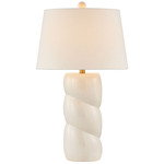 Betty Table Lamp - White / White