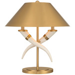 Hearne Table Lamp - Warm Brass / Warm Brass