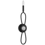 Minette Wall Sconce - Matte Black / Glass