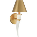 Hearne Wall Sconce - Warm Brass / Warm Brass