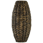 Tierra Brisa Wall Sconce - Riviera Brass / Natural Water Hyacinth