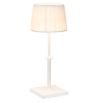 Poldina Classic Color-Select Portable Table Lamp - White / White