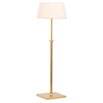 Poldina Classic Color-Select Large Portable Table Lamp - Matte Gold / White