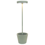 Poldina Reverso Color-Select Solar Floor Lamp - Sage Green
