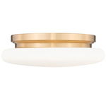 Soleil Color-Select Ceiling Light - Modern Gold / Matte Opal