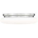 Soleil Color-Select Ceiling Light - Brushed Nickel / Matte Opal
