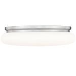 Soleil Color-Select Ceiling Light - Brushed Nickel / Matte Opal