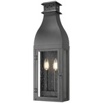 Toulouse Outdoor Wall Light - Sand Black / Clear Seedy