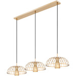 Valencia Linear Chandelier - Modern Gold / Modern Gold