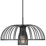 Valencia Pendant - Matte Black / Matte Black