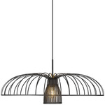 Valencia Pendant - Matte Black / Matte Black