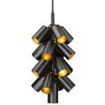 Lumina Chandelier - Matte Black / Matte Black