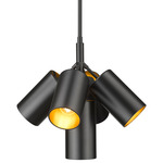 Lumina Chandelier - Matte Black / Matte Black