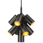Lumina Chandelier - Matte Black / Matte Black
