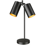 Lumina Adjustable Table Lamp - Matte Black / Matte Black