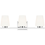 Nextra Bathroom Vanity Light - Chrome / White Opal