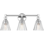 Auden Bathroom Vanity Light - Chrome / Clear