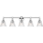 Auden Bathroom Vanity Light - Chrome / Clear