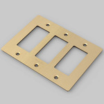 Buster + Punch Metal Wall Plate - Overstock - Brass