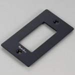 Buster + Punch Metal Wall Plate - Overstock - Black