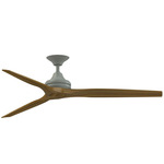 Spitfire DC Smart Ceiling Fan - Antique Graphite / Koa
