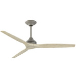 Spitfire DC Smart Ceiling Fan - Antique Graphite / Light Oak