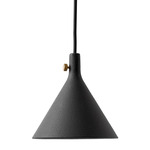 Cast Triangle Pendant - Overstock - Black
