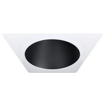 Luca 3.5 inch Static White 1-Light Multiples with Trim - White / Black