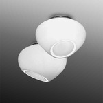 Eyes Ceiling Light Fixture - White / White