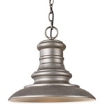 Redding Station Outdoor Pendant - Tarnished