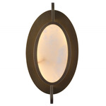 Mayfair Oval Wall Light - Aged Brass
