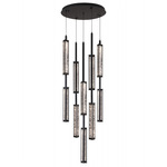 Metropole Multi-Light Pendant - Matte Black