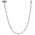Monarch Pendant - Chrome / Clear