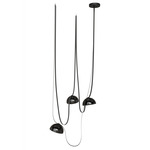 Fremont Multi-Light Bowl Pendant - Black / Smoke