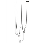 Fremont Multi-Light Globes Pendant - Black / White