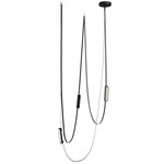 Fremont Multi-Light Bar Pendant - Black / Clear