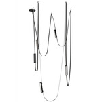 Fremont Multi-Light Bar Pendant - Black / Clear